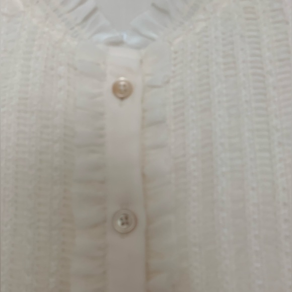 Aritzia Wilfred Fiji Blouse White (M) - Picture 3 of 6